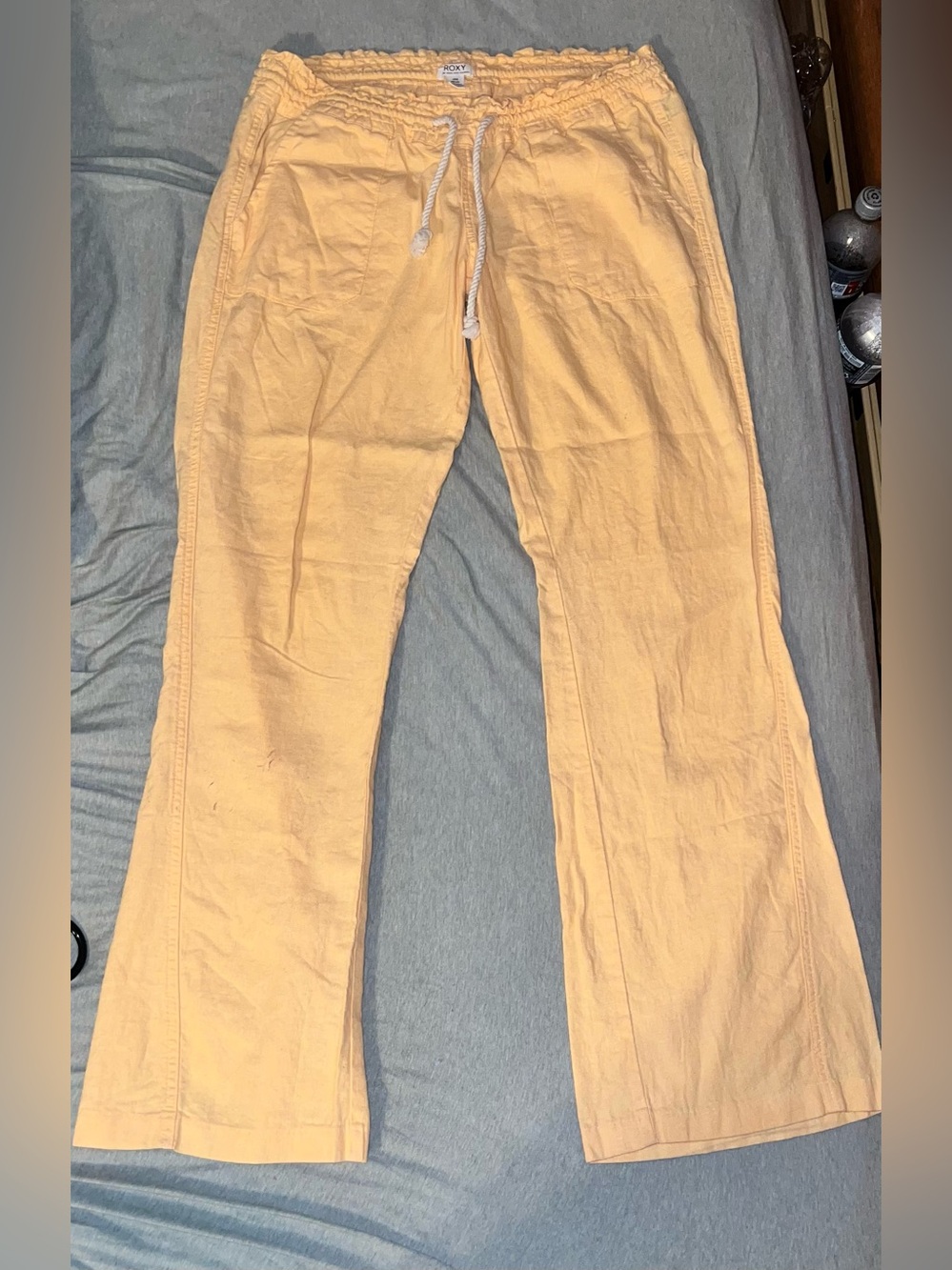 Roxy Peach Drawstring Pants